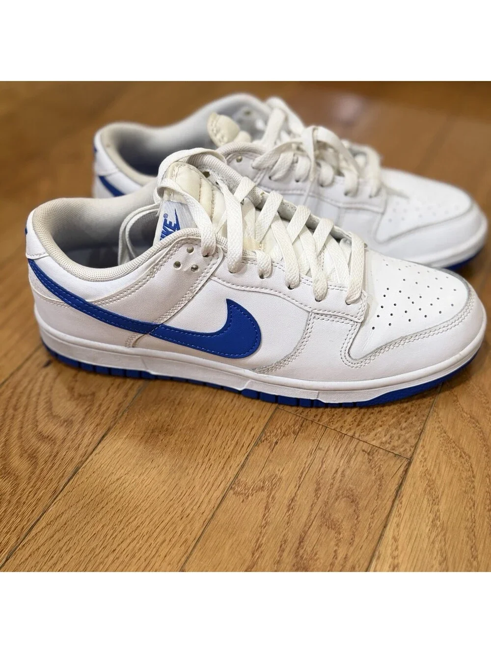 Size 8.5 US Men’s Nike Dunk Low White/Blue DV0831-104